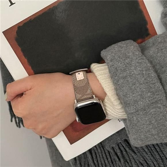 NEW Luxury Leather Apple Watch Band main image 4